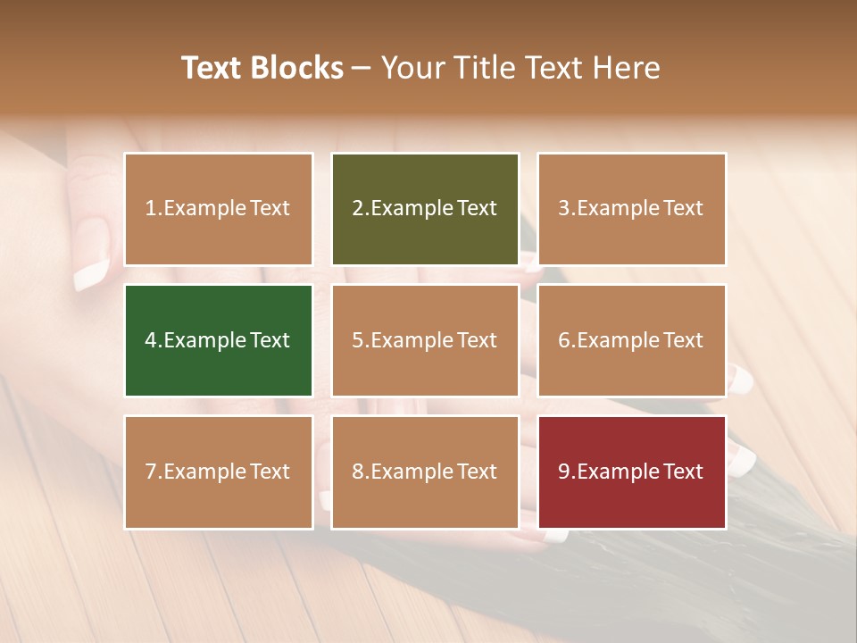 Fingernail Nail Female PowerPoint Template