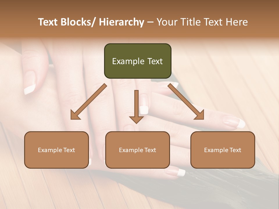 Fingernail Nail Female PowerPoint Template