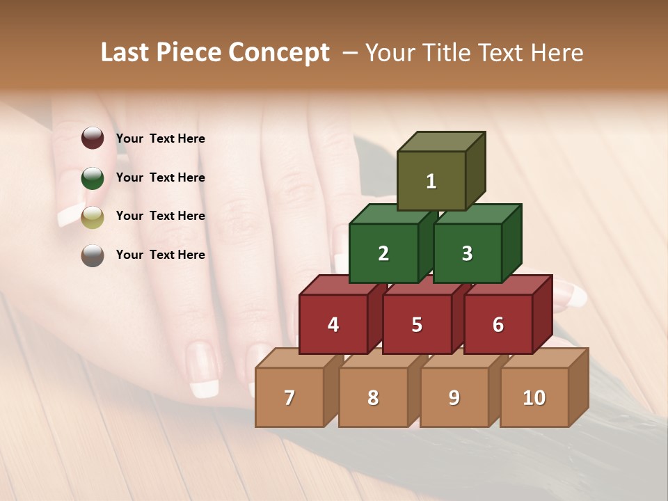 Fingernail Nail Female PowerPoint Template