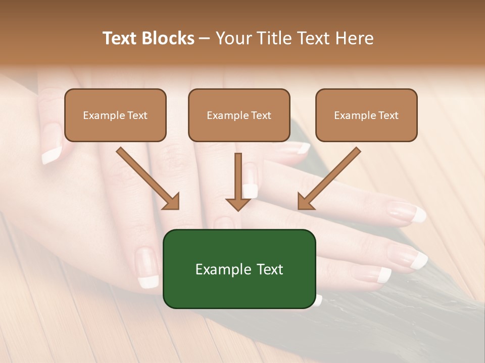 Fingernail Nail Female PowerPoint Template