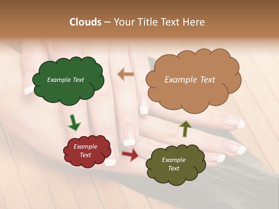 Fingernail Nail Female PowerPoint Template
