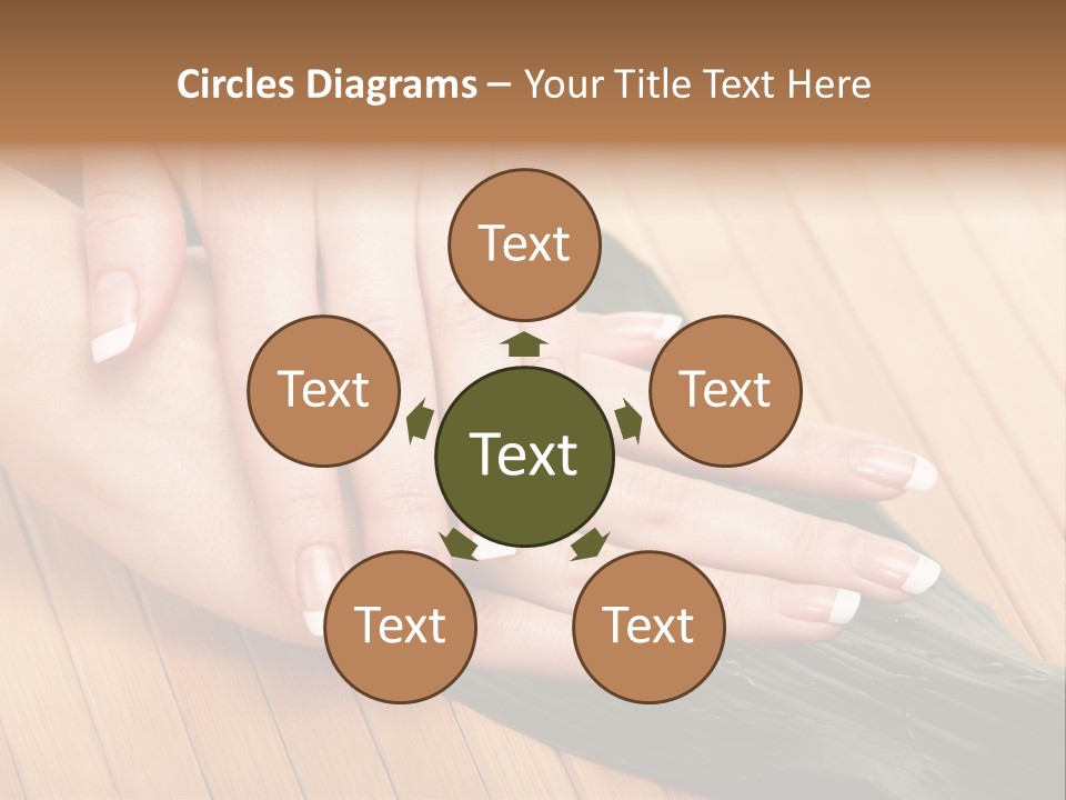 Fingernail Nail Female PowerPoint Template