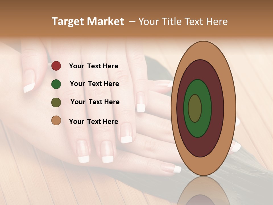 Fingernail Nail Female PowerPoint Template