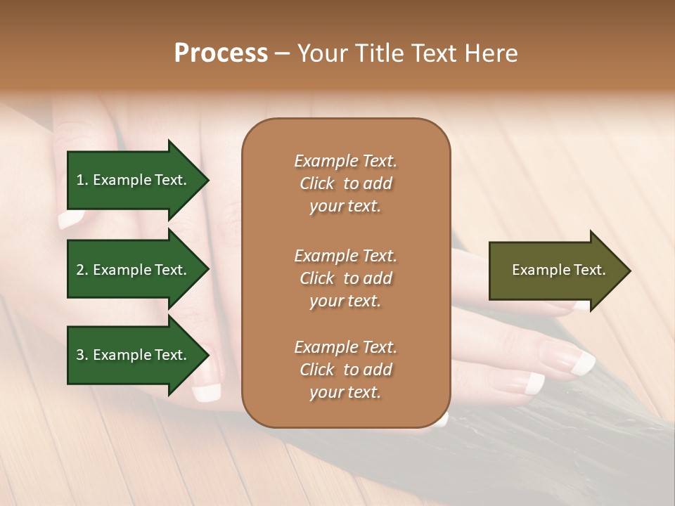 Fingernail Nail Female PowerPoint Template