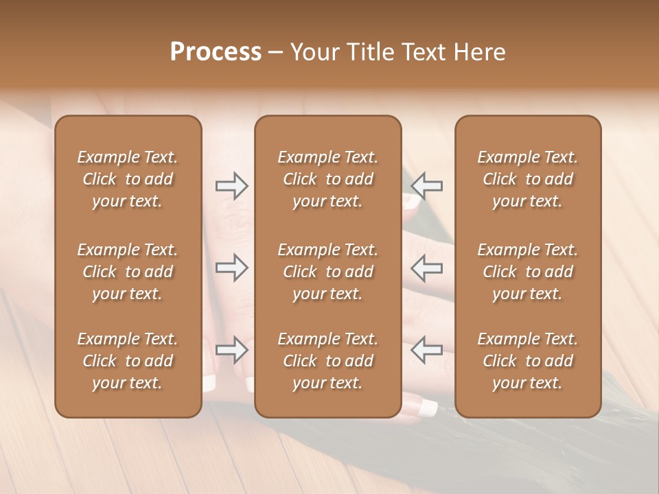 Fingernail Nail Female PowerPoint Template