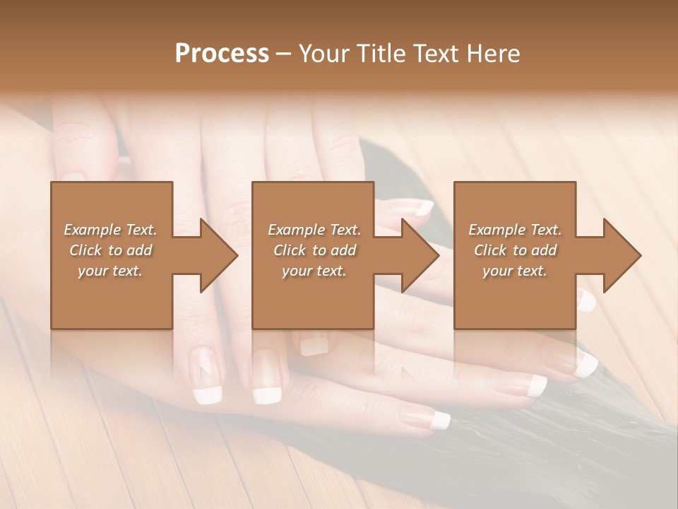 Fingernail Nail Female PowerPoint Template