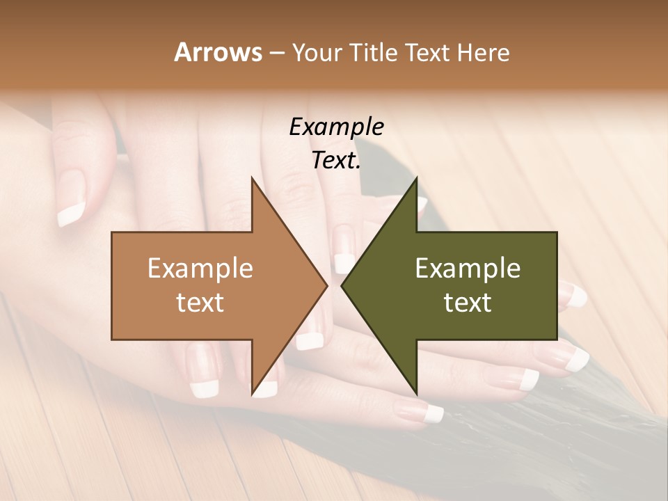 Fingernail Nail Female PowerPoint Template