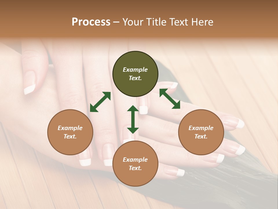 Fingernail Nail Female PowerPoint Template