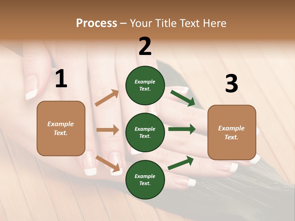 Fingernail Nail Female PowerPoint Template