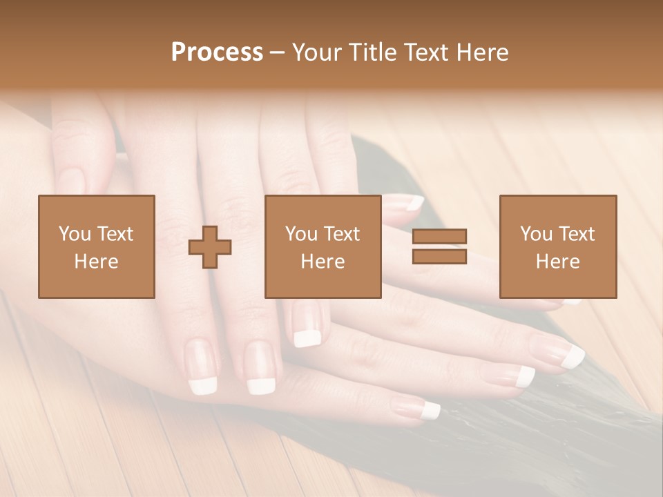 Fingernail Nail Female PowerPoint Template