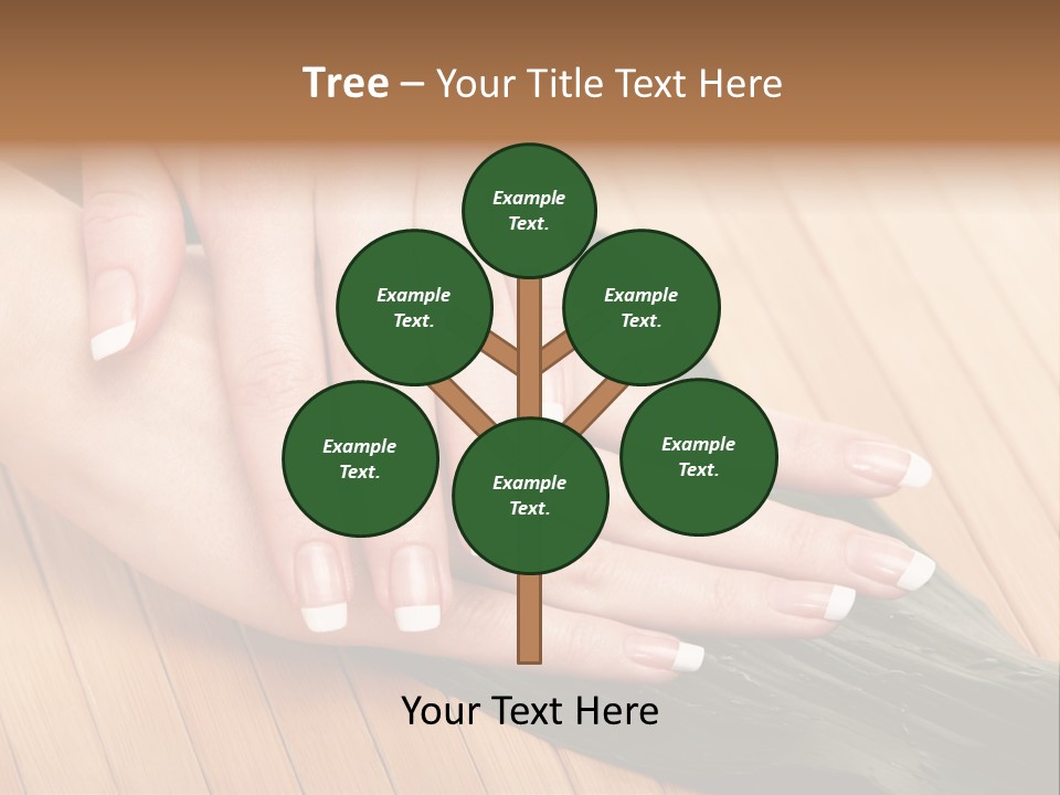Fingernail Nail Female PowerPoint Template