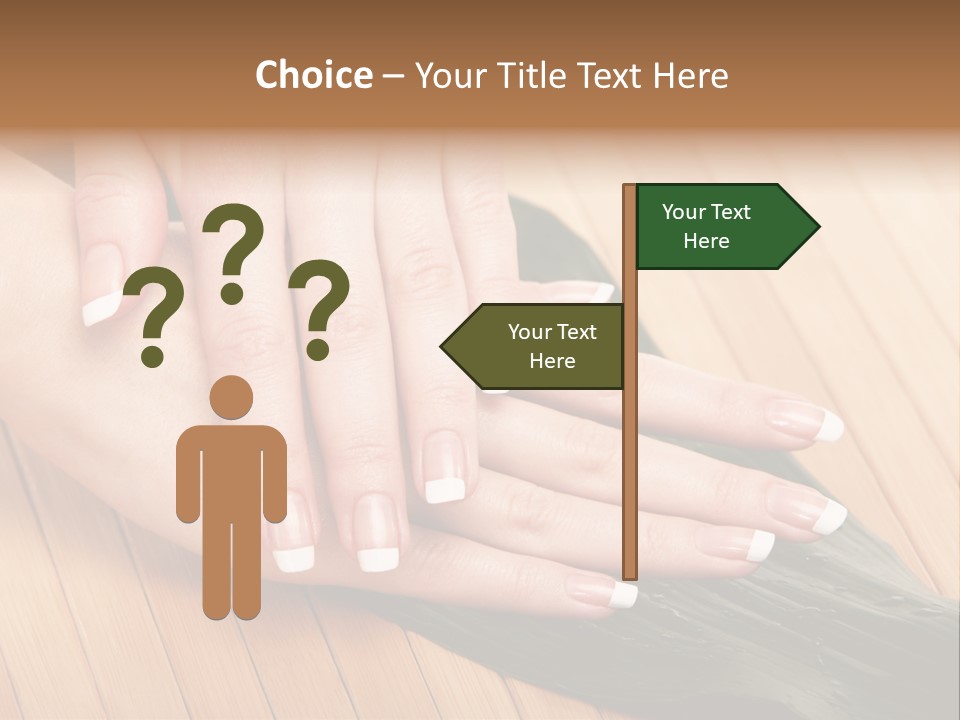 Fingernail Nail Female PowerPoint Template