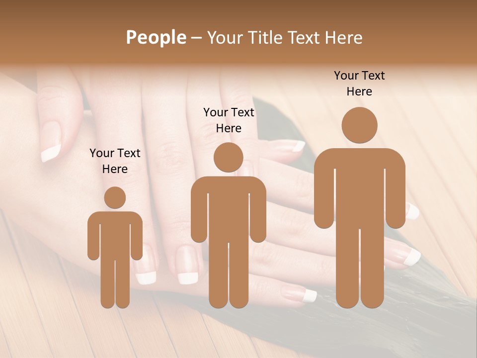 Fingernail Nail Female PowerPoint Template