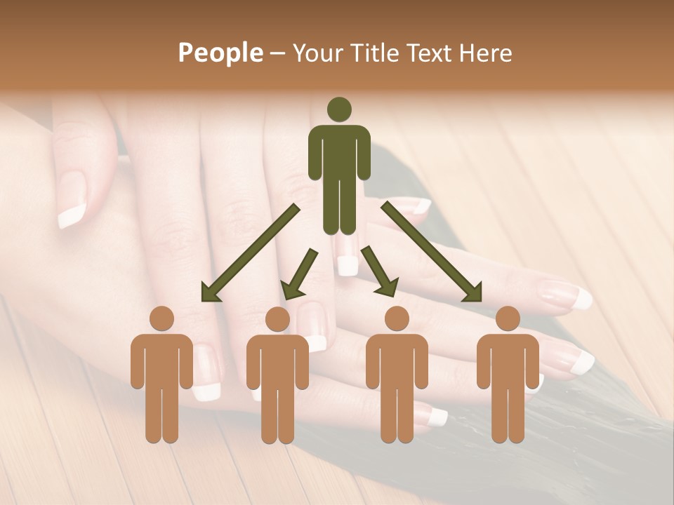 Fingernail Nail Female PowerPoint Template