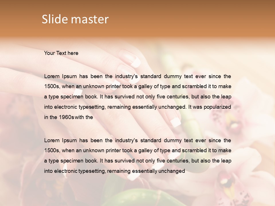 Clean Skin Feminine PowerPoint Template