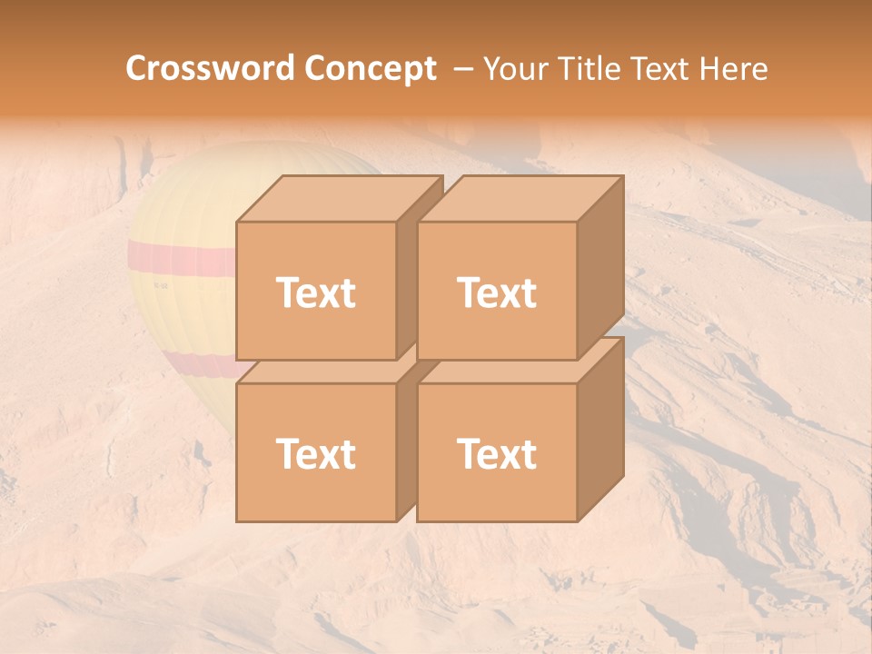 Ballooning Leisure Egypt PowerPoint Template