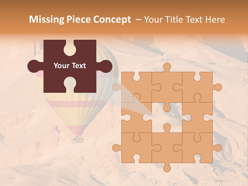 Ballooning Leisure Egypt PowerPoint Template