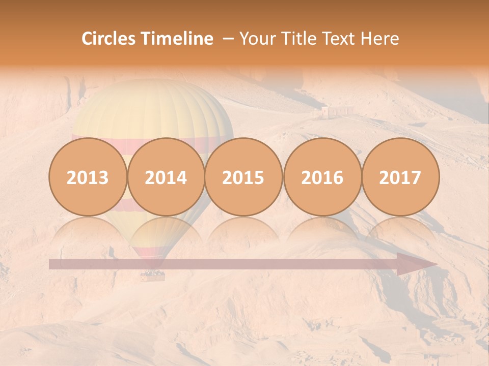 Ballooning Leisure Egypt PowerPoint Template