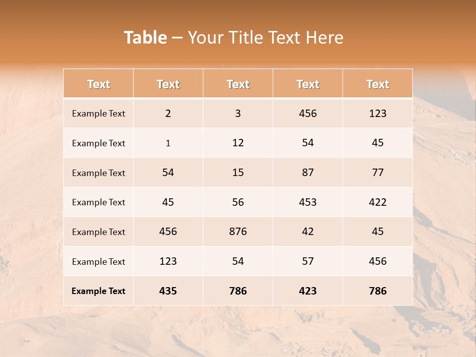Ballooning Leisure Egypt PowerPoint Template