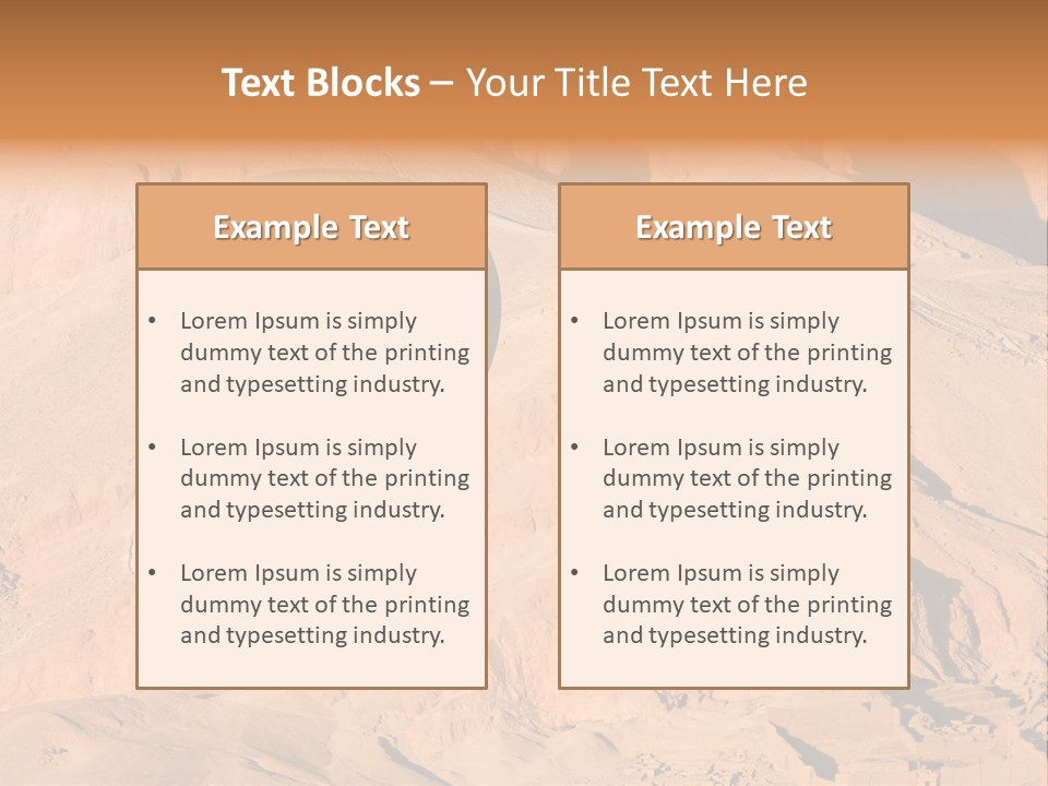 Ballooning Leisure Egypt PowerPoint Template
