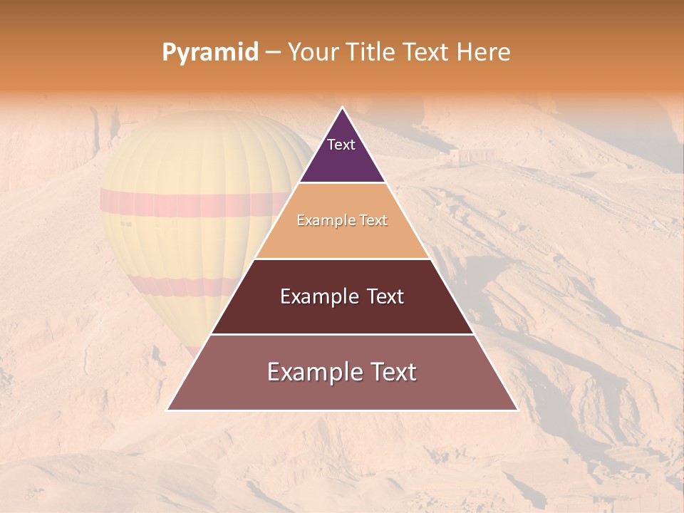 Ballooning Leisure Egypt PowerPoint Template