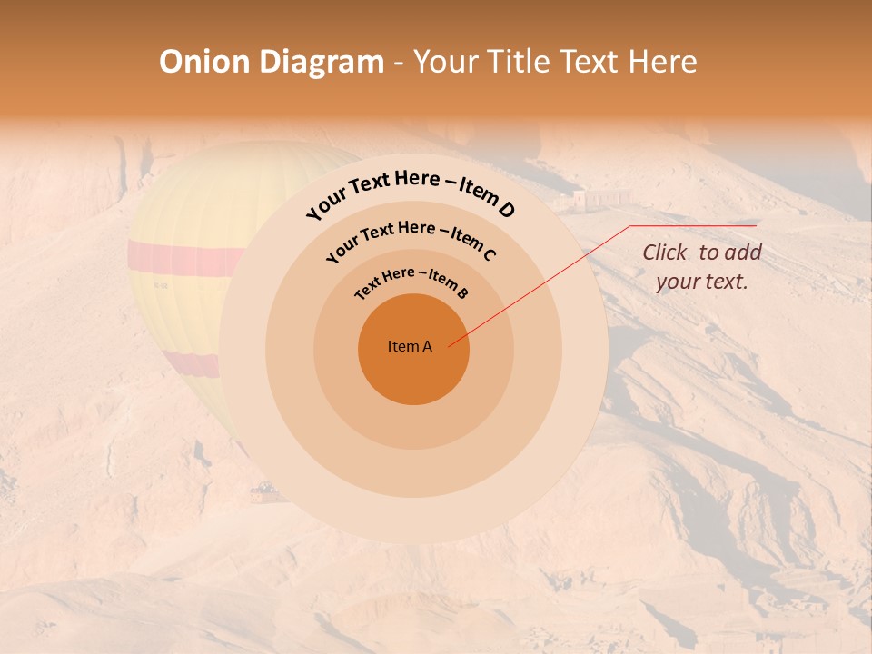 Ballooning Leisure Egypt PowerPoint Template