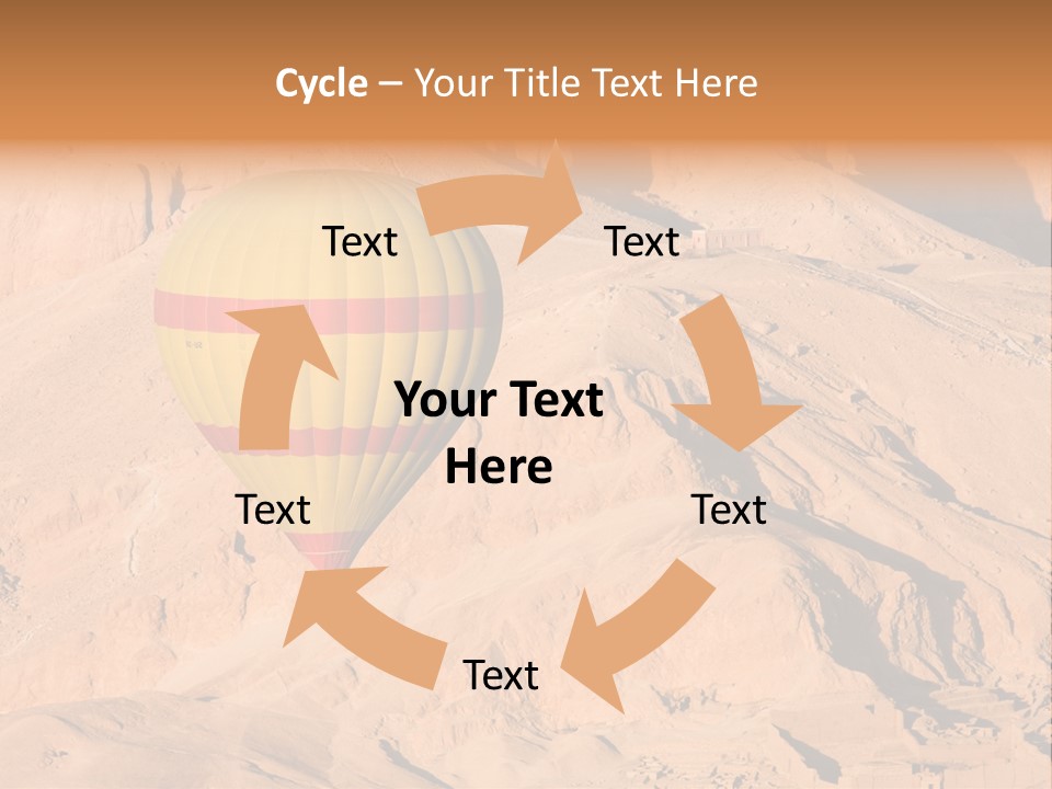 Ballooning Leisure Egypt PowerPoint Template