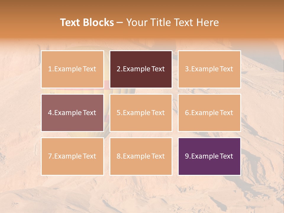 Ballooning Leisure Egypt PowerPoint Template