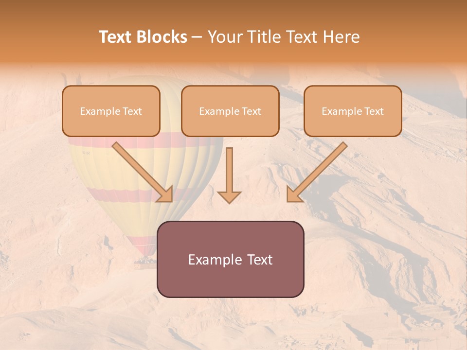 Ballooning Leisure Egypt PowerPoint Template
