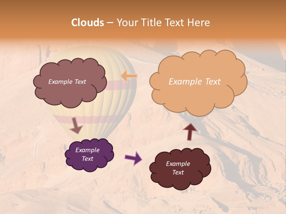 Ballooning Leisure Egypt PowerPoint Template