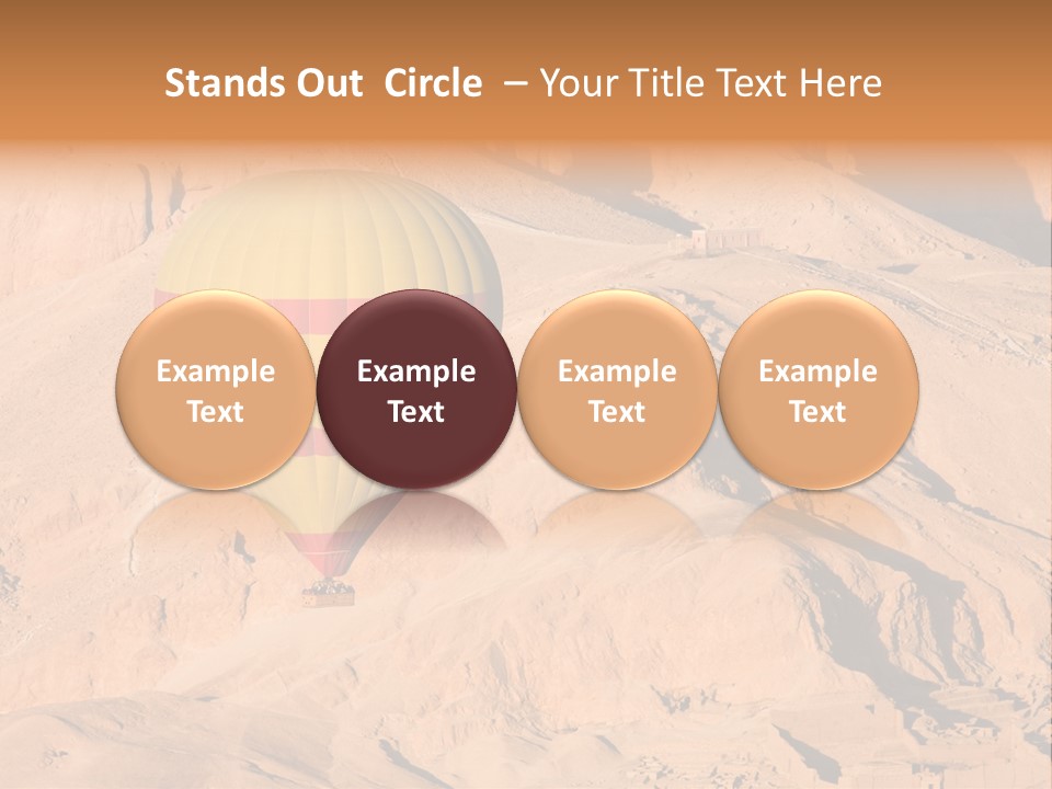 Ballooning Leisure Egypt PowerPoint Template