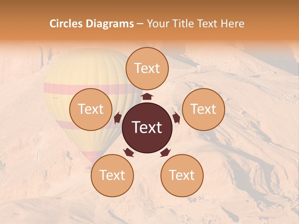 Ballooning Leisure Egypt PowerPoint Template