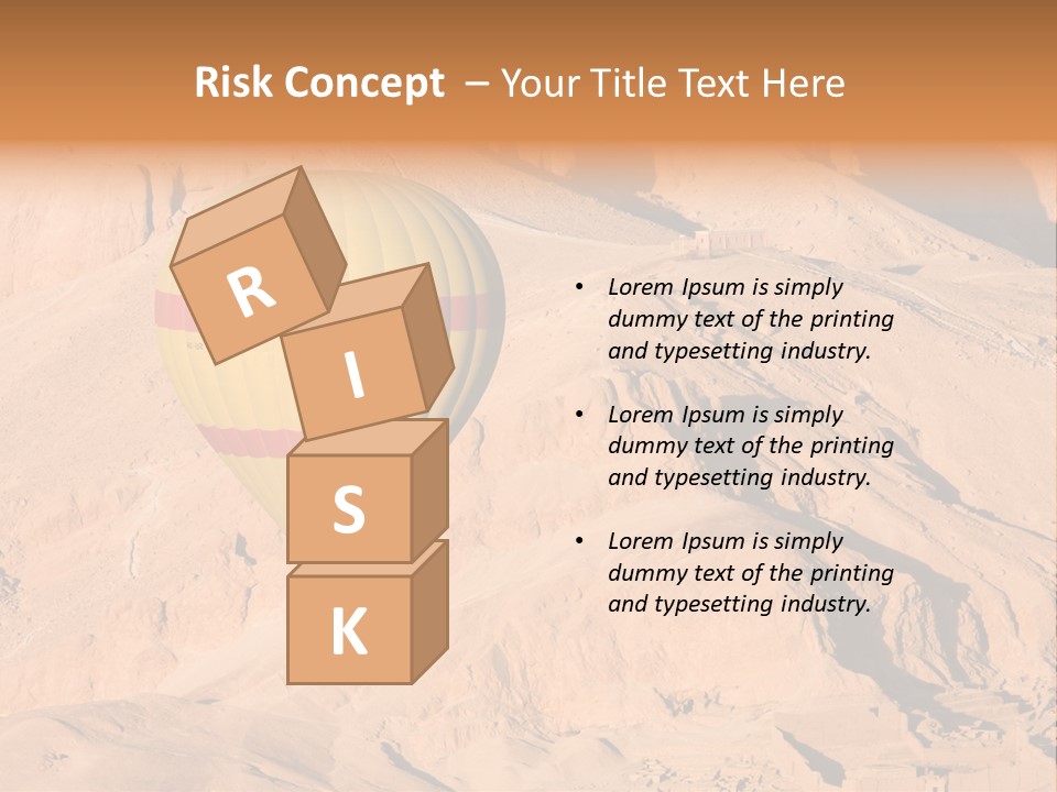 Ballooning Leisure Egypt PowerPoint Template