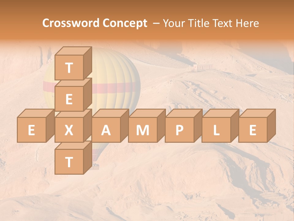 Ballooning Leisure Egypt PowerPoint Template