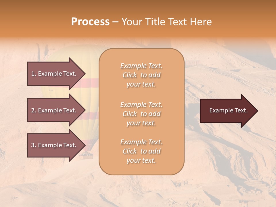 Ballooning Leisure Egypt PowerPoint Template