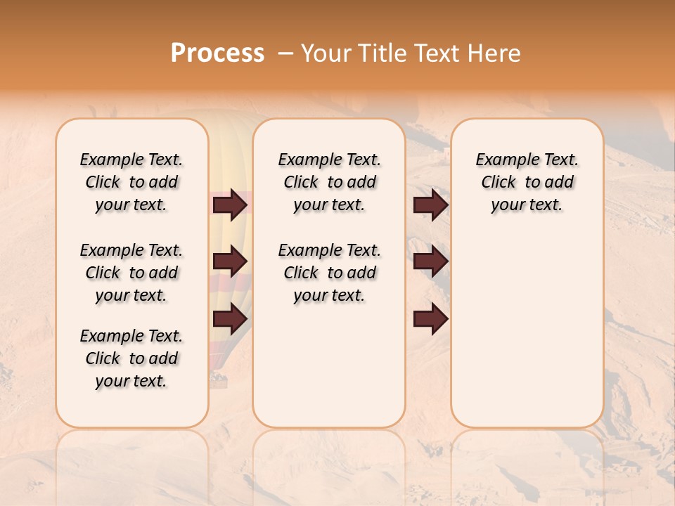 Ballooning Leisure Egypt PowerPoint Template