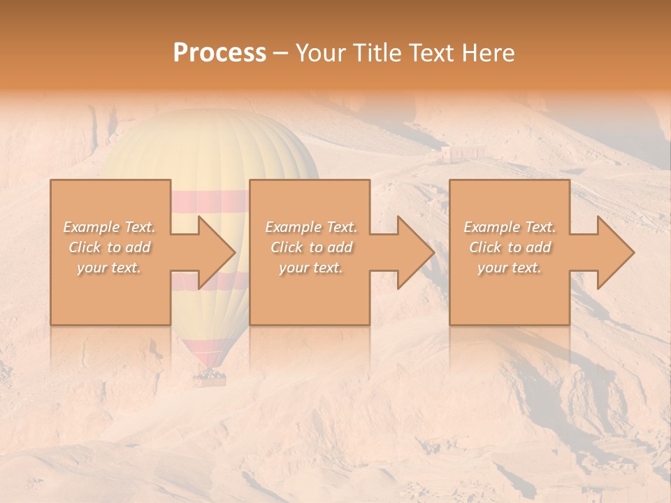 Ballooning Leisure Egypt PowerPoint Template