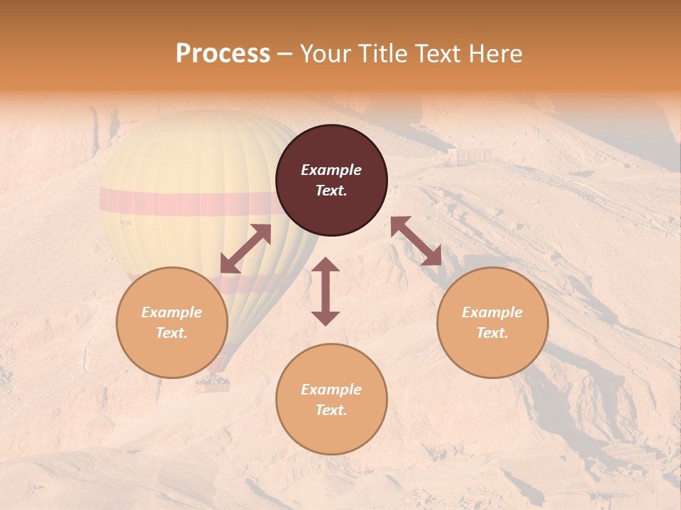 Ballooning Leisure Egypt PowerPoint Template