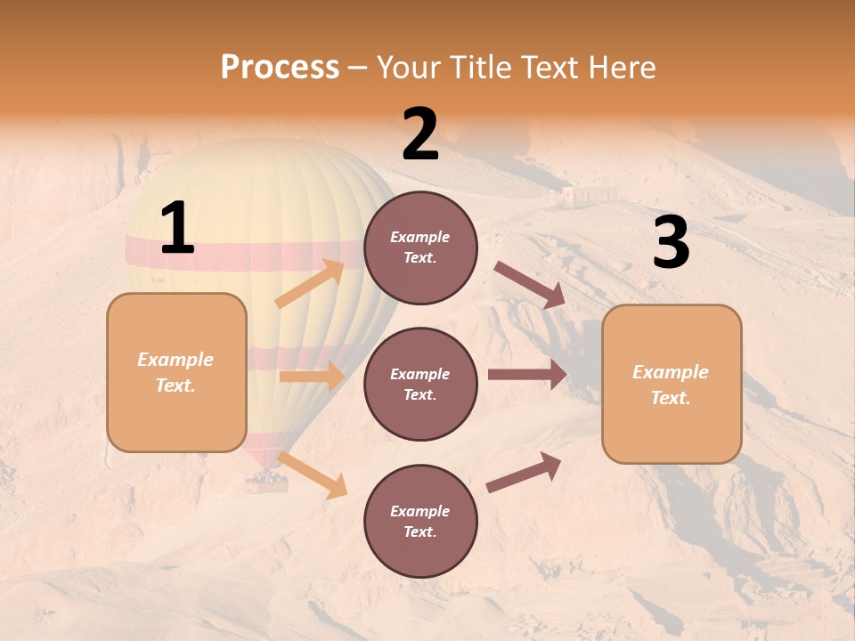 Ballooning Leisure Egypt PowerPoint Template