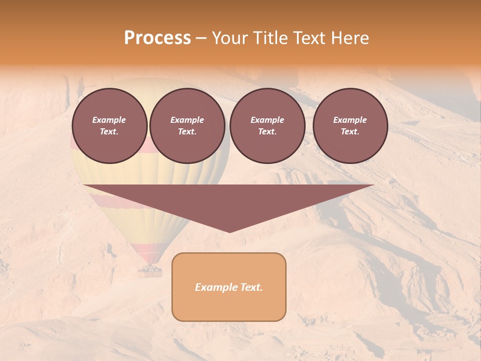 Ballooning Leisure Egypt PowerPoint Template