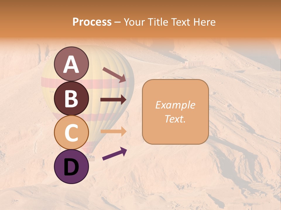 Ballooning Leisure Egypt PowerPoint Template