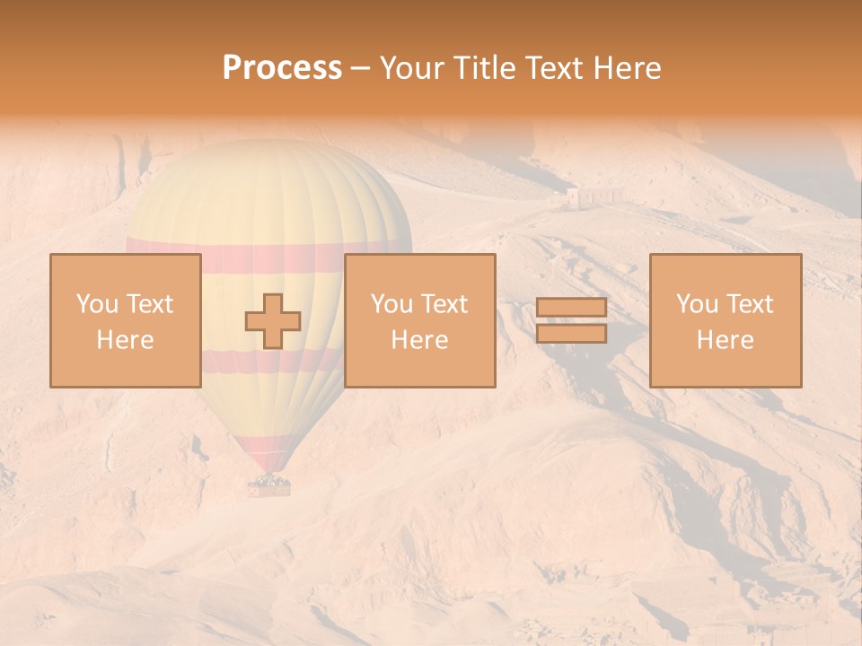Ballooning Leisure Egypt PowerPoint Template