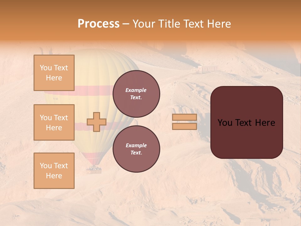 Ballooning Leisure Egypt PowerPoint Template
