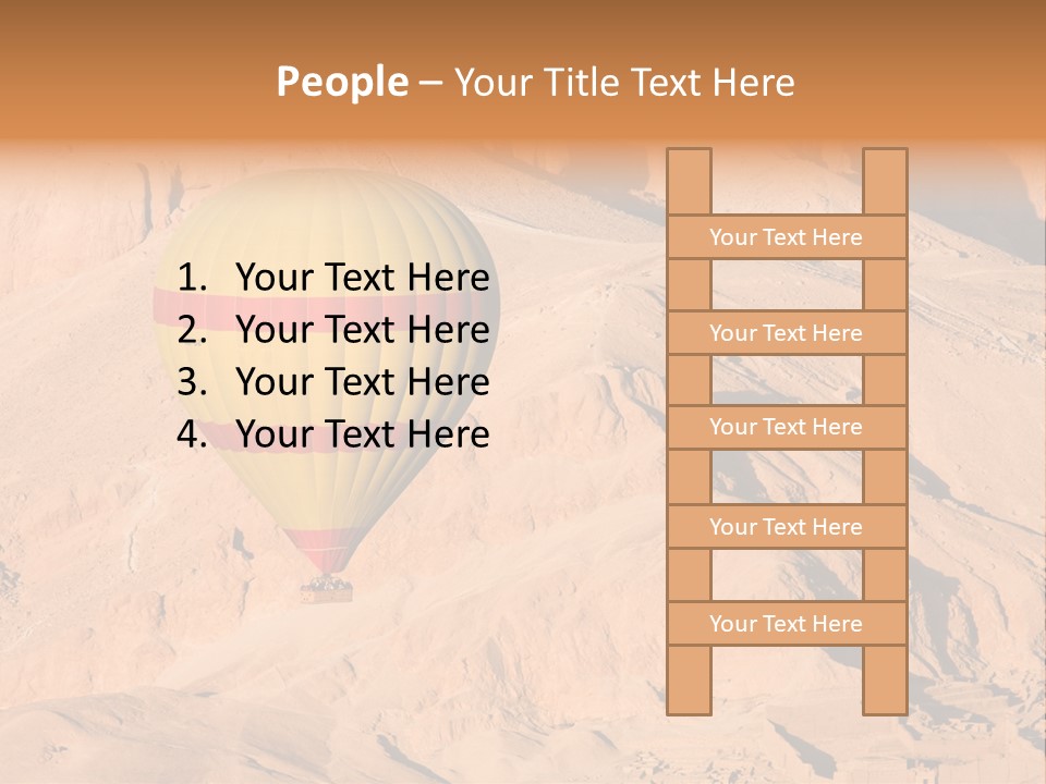 Ballooning Leisure Egypt PowerPoint Template