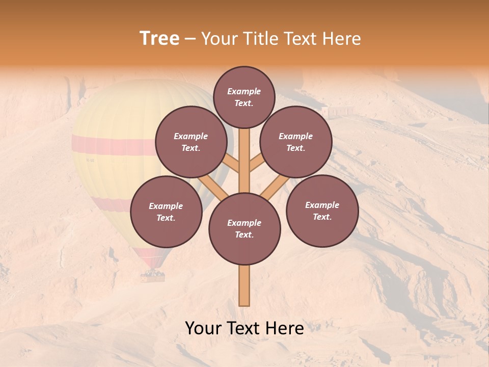 Ballooning Leisure Egypt PowerPoint Template