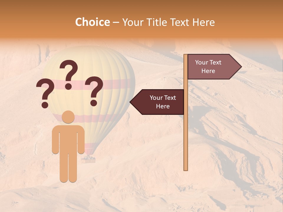 Ballooning Leisure Egypt PowerPoint Template