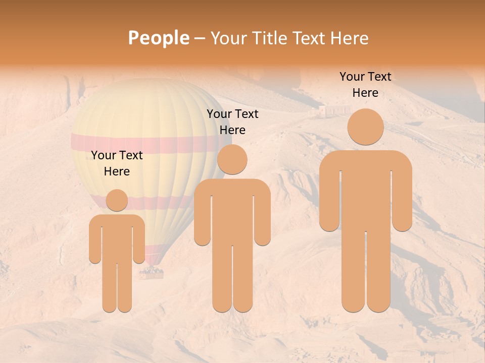 Ballooning Leisure Egypt PowerPoint Template