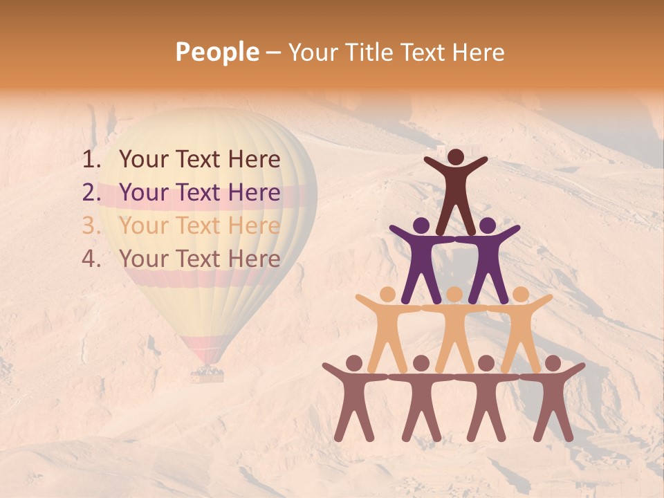 Ballooning Leisure Egypt PowerPoint Template