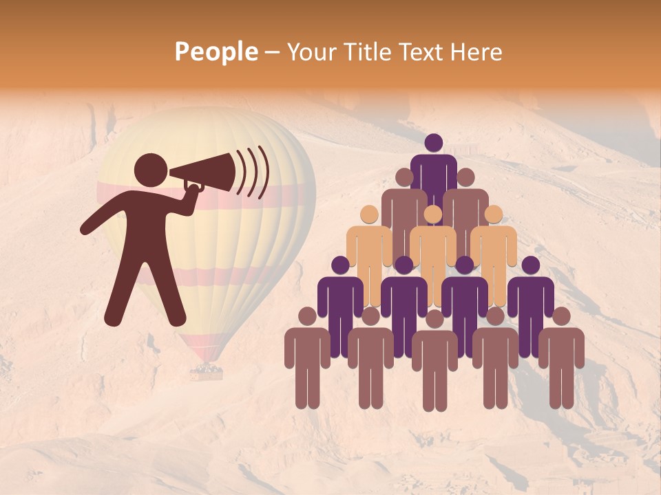 Ballooning Leisure Egypt PowerPoint Template