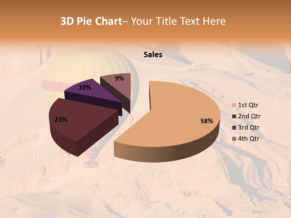 Ballooning Leisure Egypt PowerPoint Template